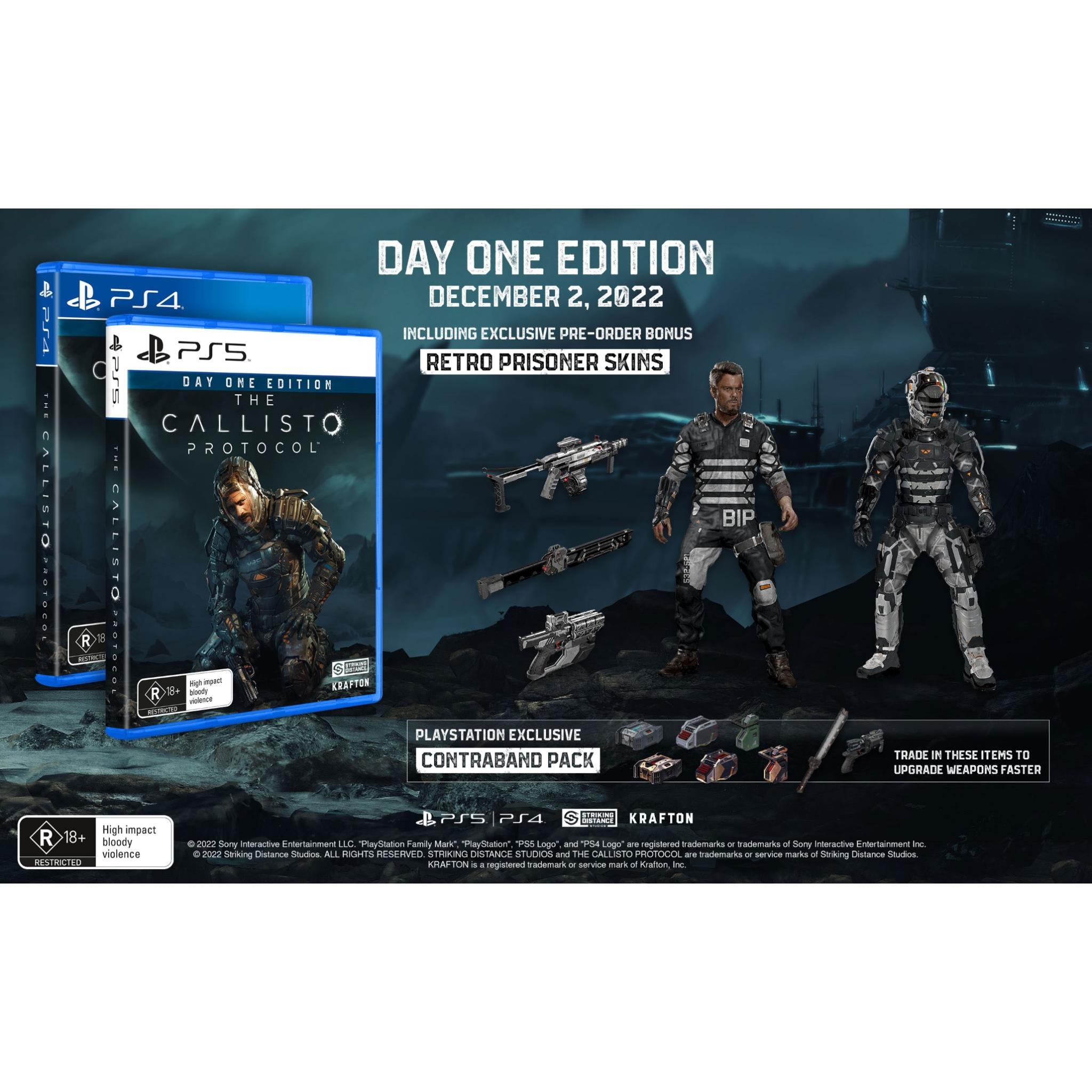 The Callisto Protocol Day One Edition
