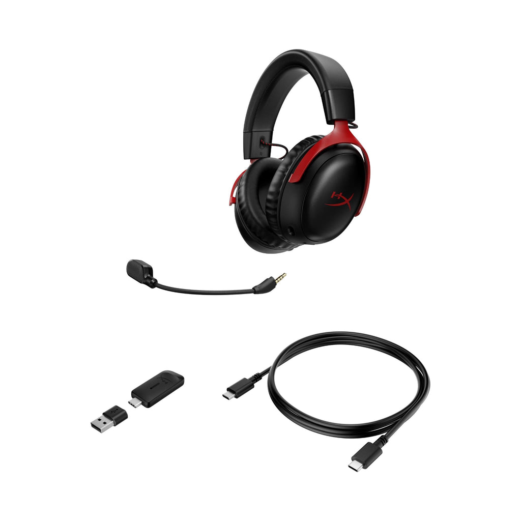 HyperX Cloud III Wireless Gaming Headset (Red)