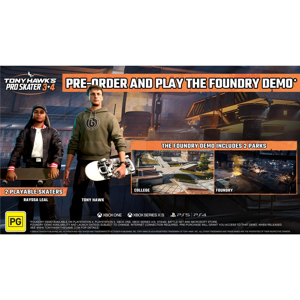 Tony Hawk's Pro Skater 3 + 4 Collector's Edition