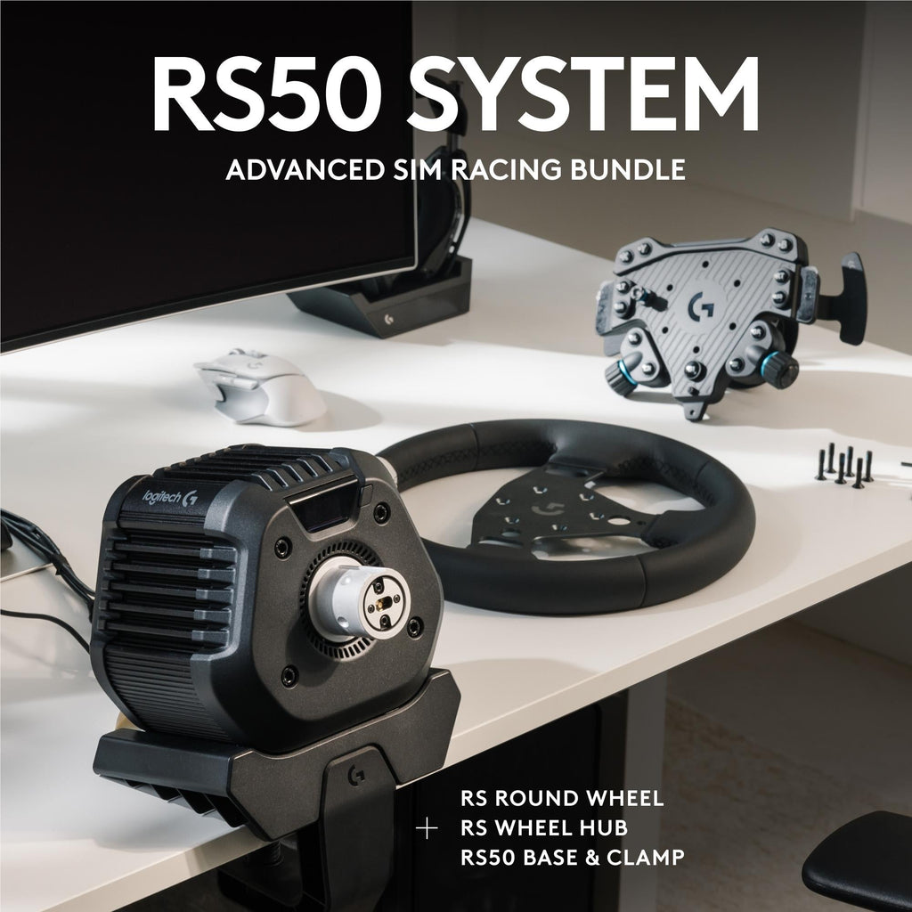 Logitech G RS50 System 8 Nm Direct Drive Base and Steering Wheel for PlayStation & PC