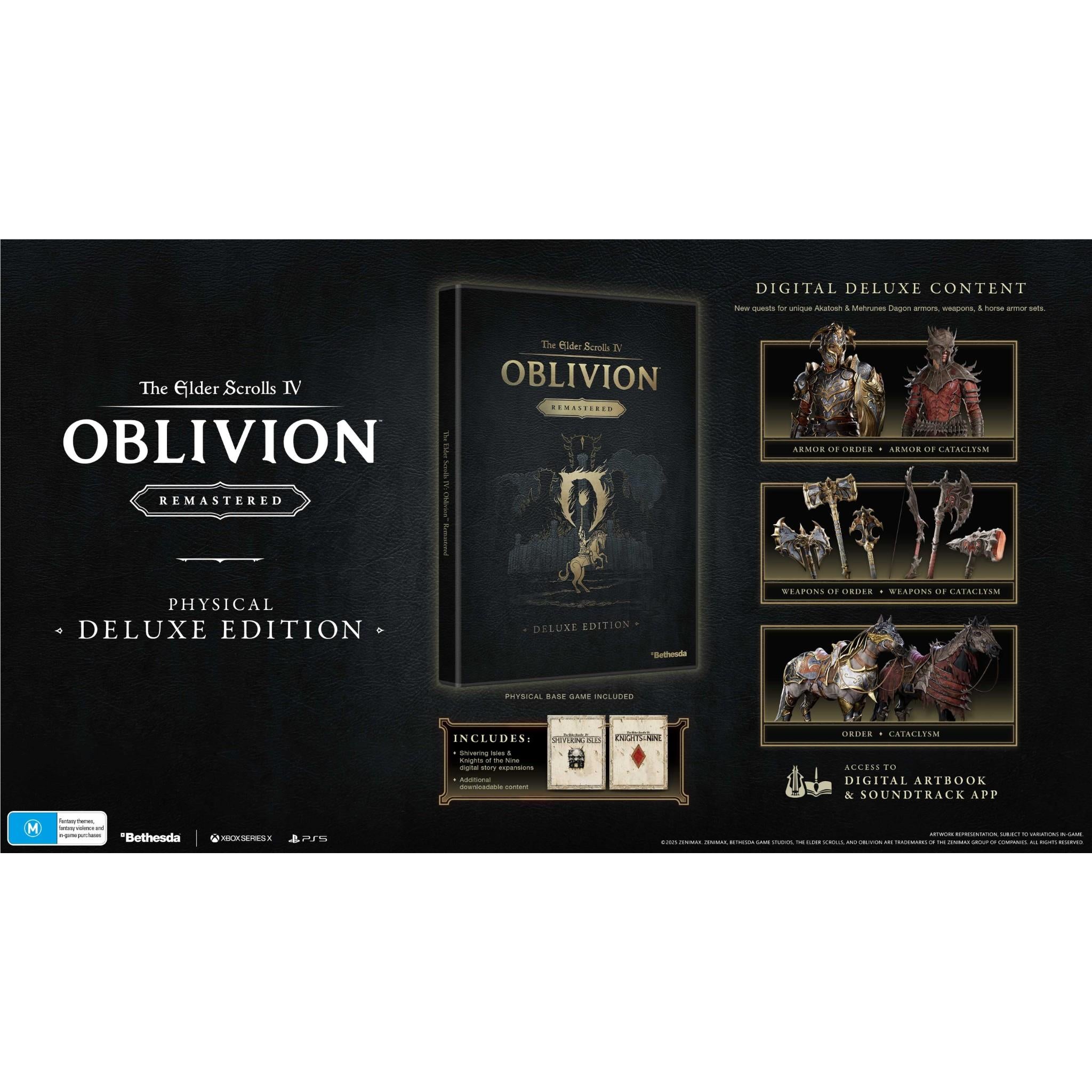 The Elder Scrolls IV: Oblivion Remastered Deluxe Edition